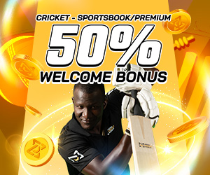 Cricket – Sportsbook/Premium 50% Deposit Bonus