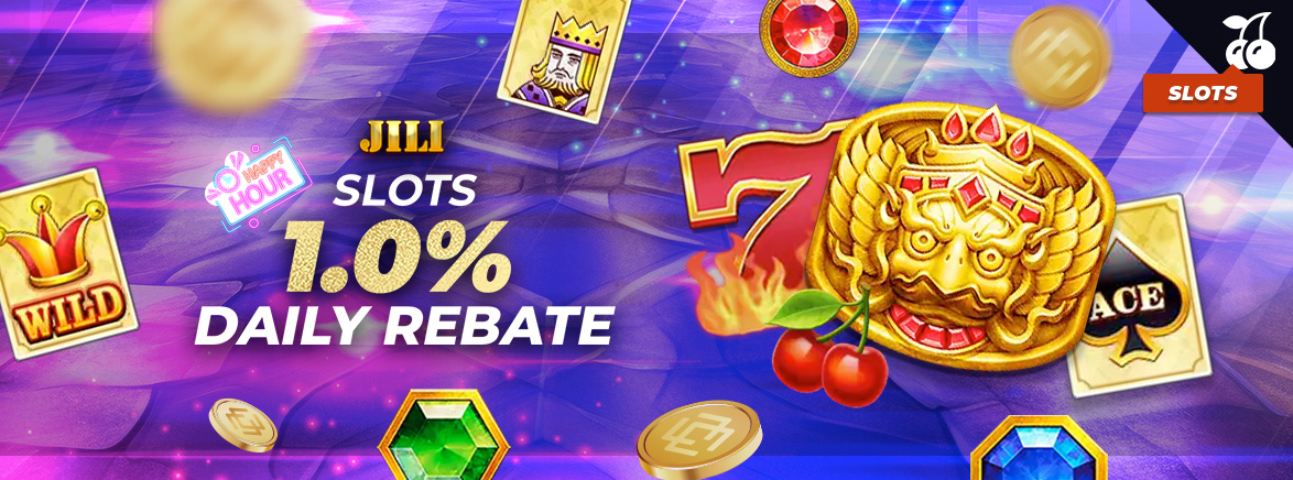 JILI Slots 1.0% Happy Hour Daily Rebate